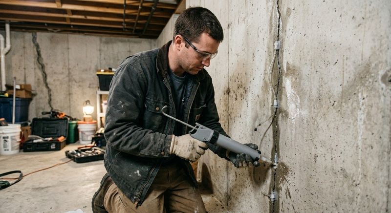 Basement Crack Repair in Hartford, CT