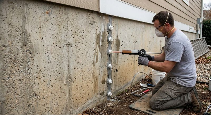 Basement Crack Repair in Hartford, CT
