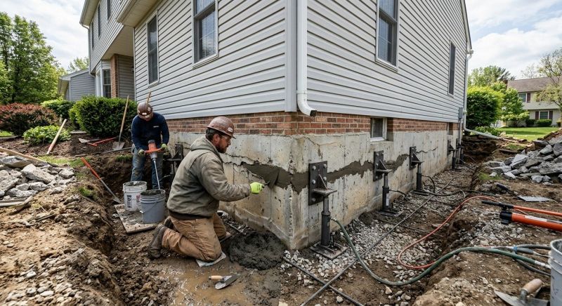 Basement Foundation Repair in Bloomfield, CT