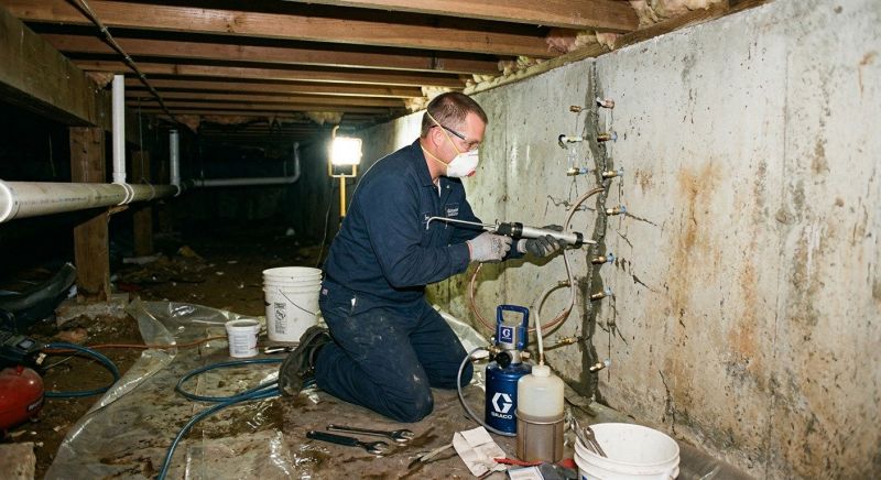 Basement Foundation Repair in East Berlin, CT