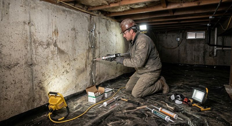 Basement Foundation Repair in Middletown, CT