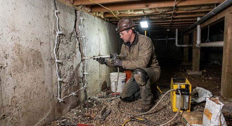 Basement Foundation Repair in Weatogue, CT