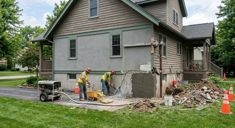 Building Foundation Repair in Andover, CT
