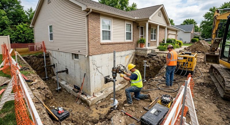 Building Foundation Repair in East Hampton, CT
