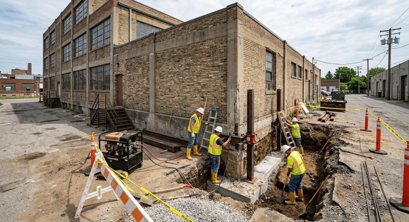 Building Foundation Repair in Manchester, CT
