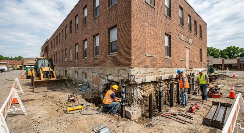 Commercial Foundation Repair in Hartford, CT