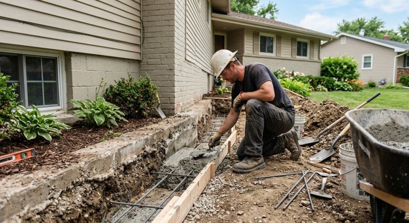 Concrete Foundation Repair in Colchester, CT