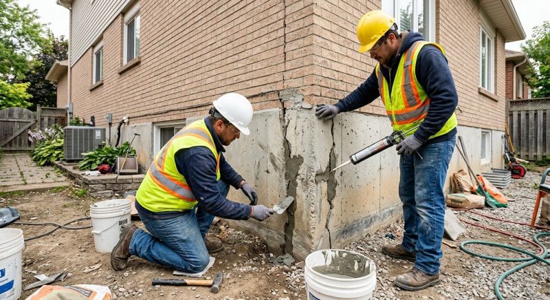 Concrete Foundation Repair in East Granby, CT
