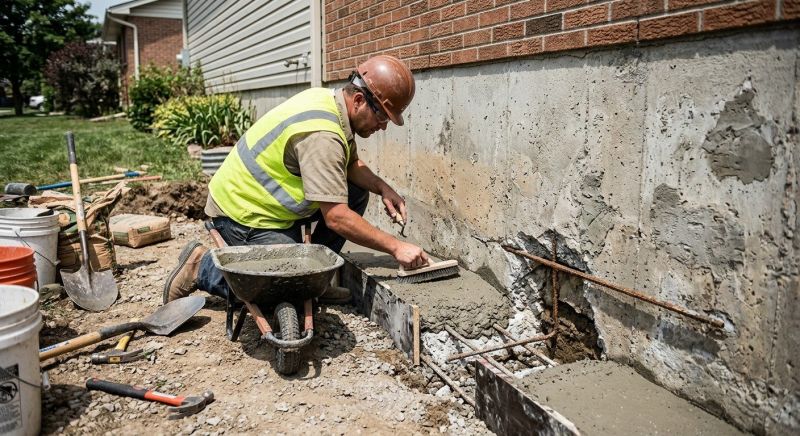 Concrete Foundation Repair in Glastonbury, CT