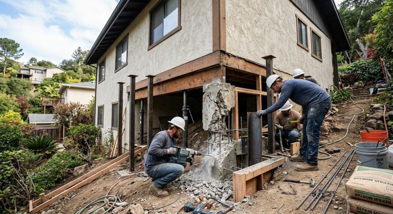 Concrete Foundation Repair in Longmeadow, MA