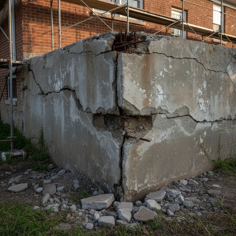 Cracked Foundation Repair in Longmeadow, MA