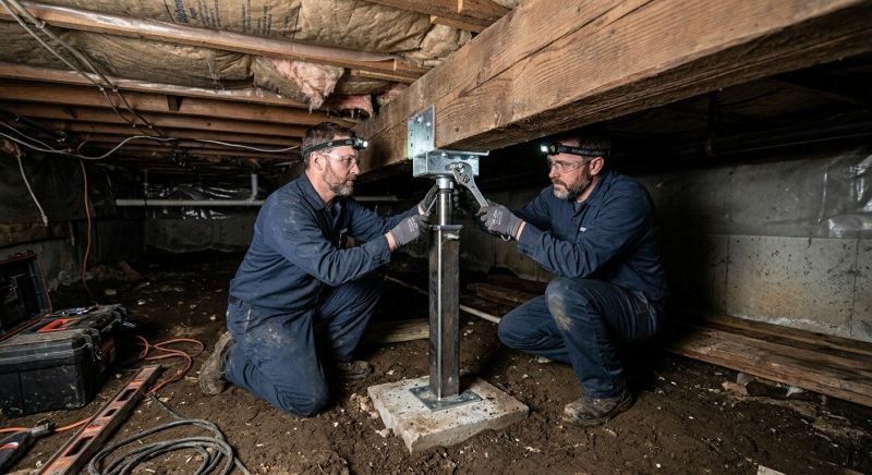 Crawlspace Foundation Repair in Waterbury, CT