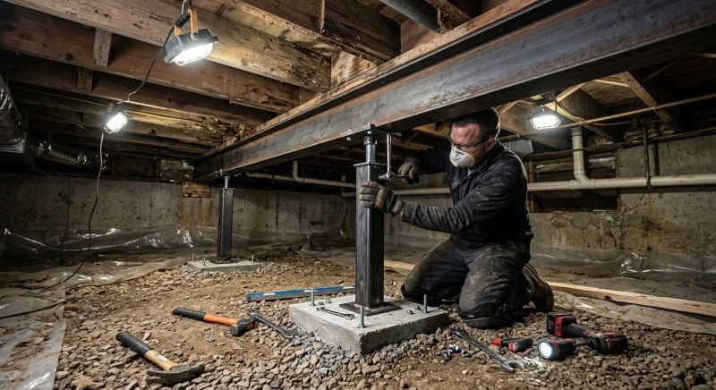 Crawlspace Structural Repair in Hartford, CT