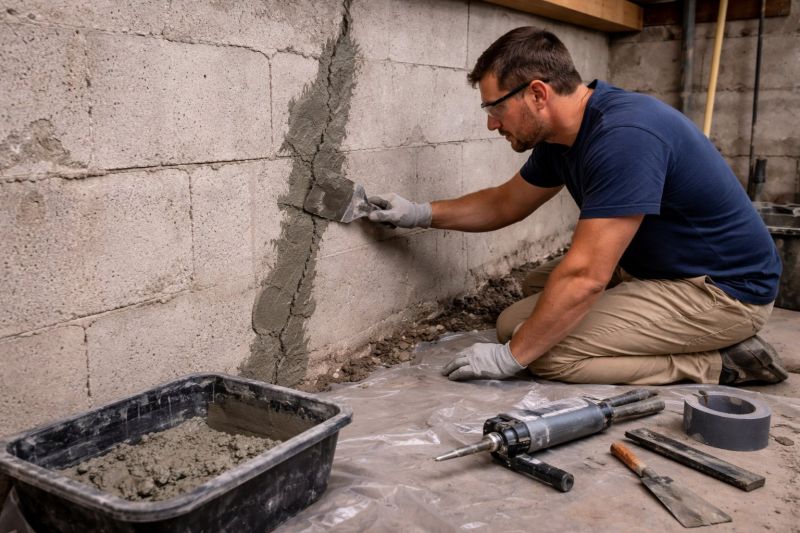Foundation Crack Repair in Terryville, CT
