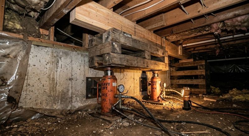 Foundation Jacking in Bloomfield, CT