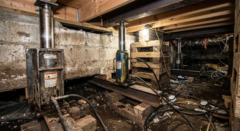 Foundation Jacking in East Berlin, CT