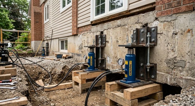 Foundation Jacking in Longmeadow, MA