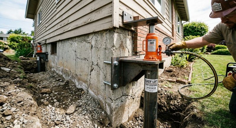 Foundation Jacking in Northfield, CT