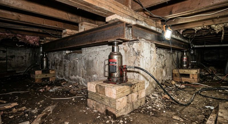 Foundation Jacking in Tolland, CT