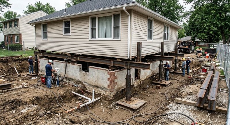 Foundation Lifting in Bloomfield, CT
