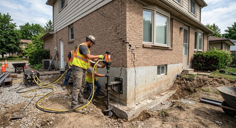 Foundation Lifting in Haddam, CT