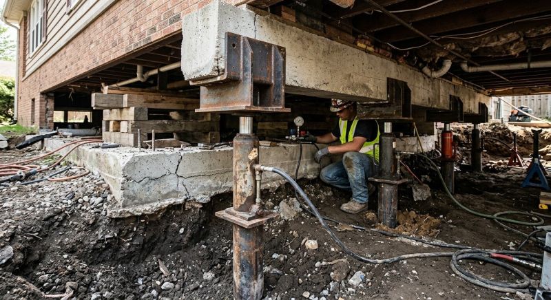 Foundation Lifting in Manchester, CT