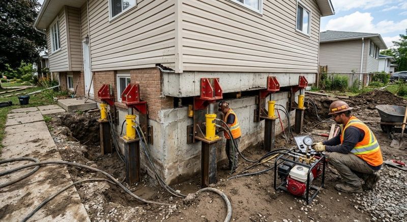 Foundation Lifting in Somers, CT