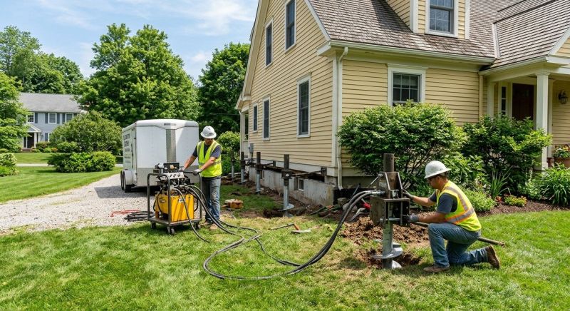 Foundation Lifting in Suffield, CT
