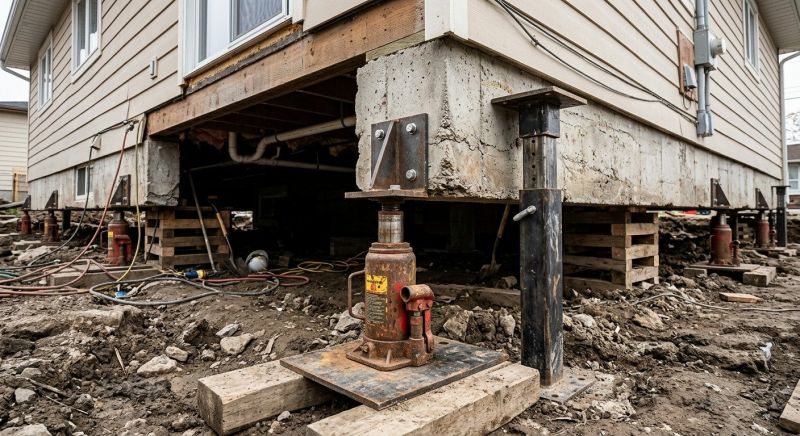 Foundation Lifting in Tolland, CT