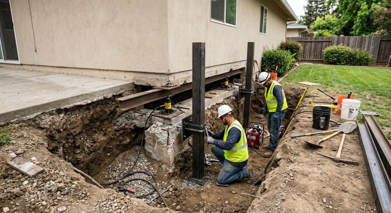 Foundation Pier Repair in Hartford, CT