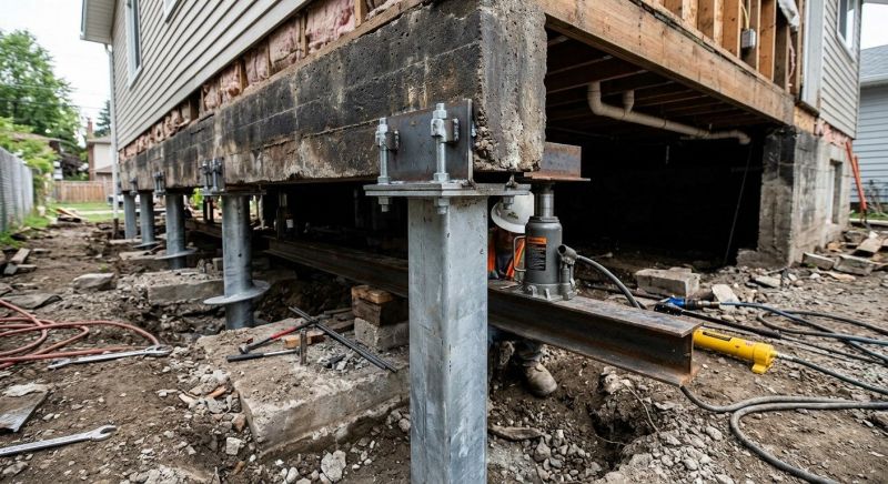 Foundation Raising in Tolland, CT