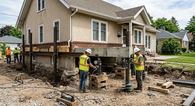 Foundation Releveling in Hartford, CT