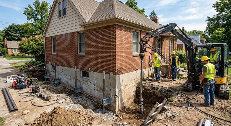 Foundation Stabilizing in Ellington, CT