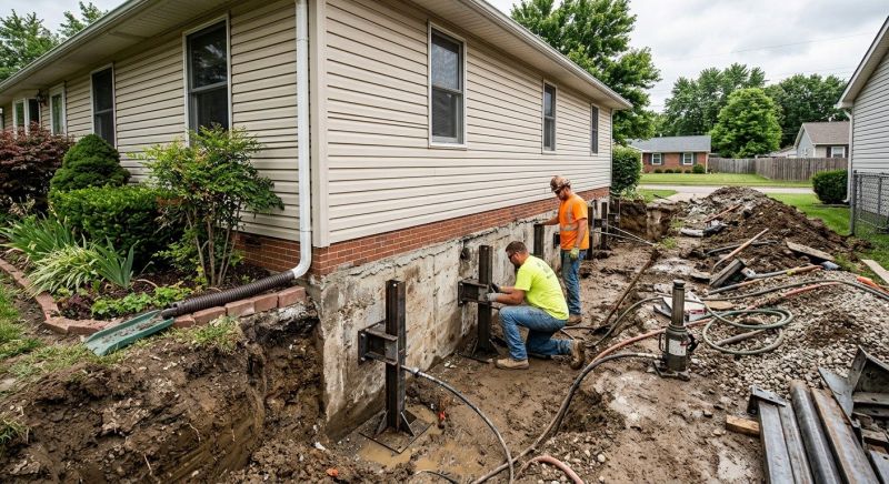 Foundation Stabilizing in Hebron, CT