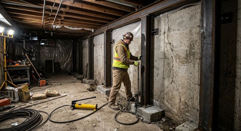 Foundation Stabilizing in South Windsor, CT