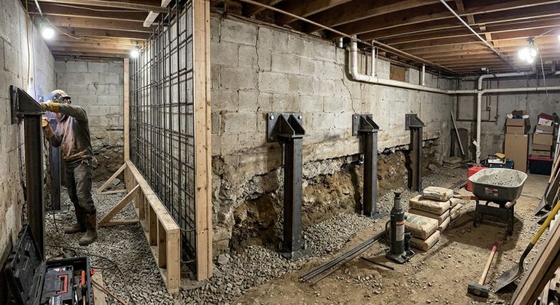Foundation Stabilizing in Willimantic, CT