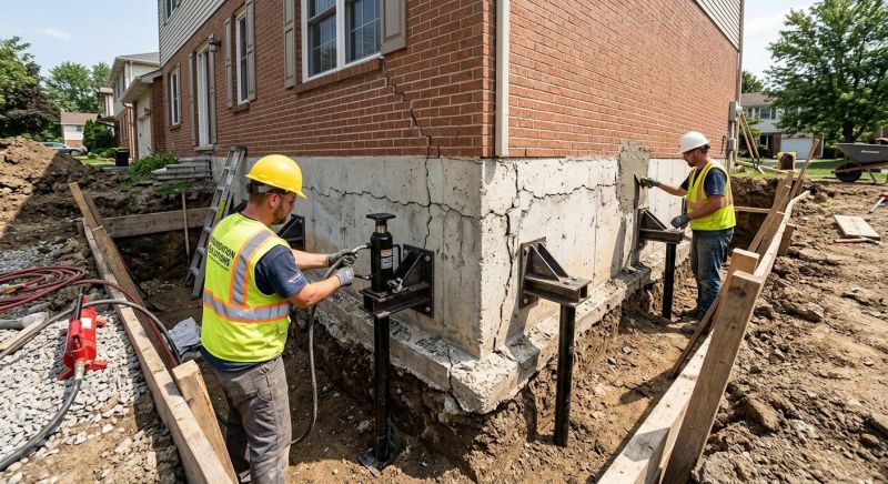 Foundation Structural Repair in Simsbury, CT