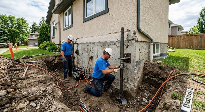 Helical Piers Installation in Hartford, CT