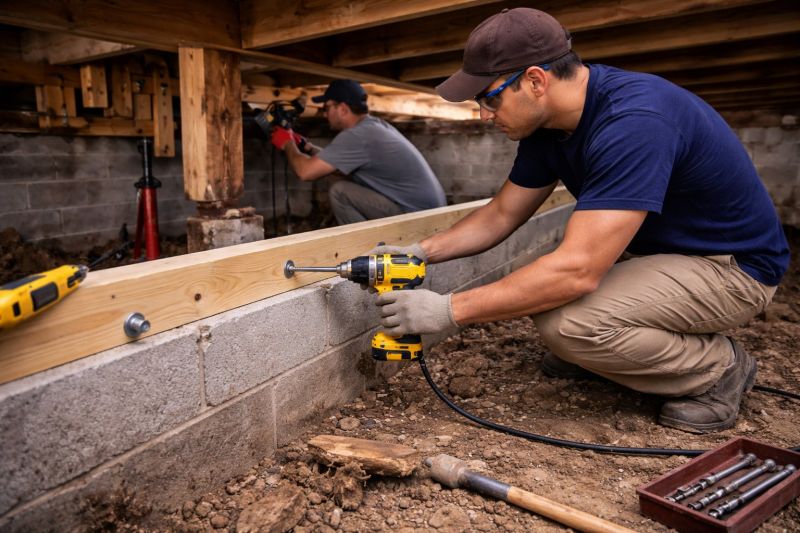 House Foundation Repair in East Hampton, CT