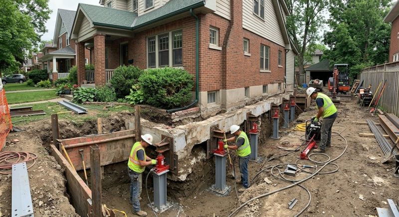 House Underpinning in Hartford, CT