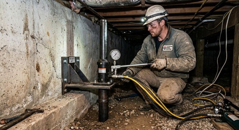 Settling Foundation Service in Hartford, CT
