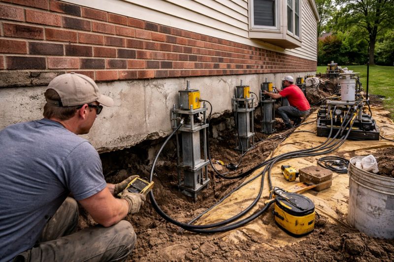 Settling Foundation Service in Hartford, CT