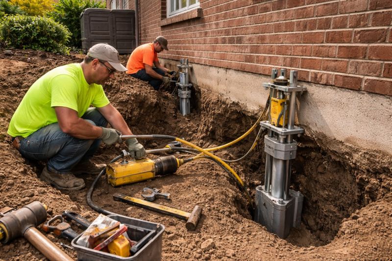 Settling Foundation Service in Suffield, CT