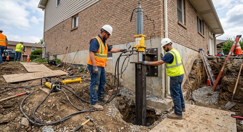 Settling Foundation Service in Tolland, CT