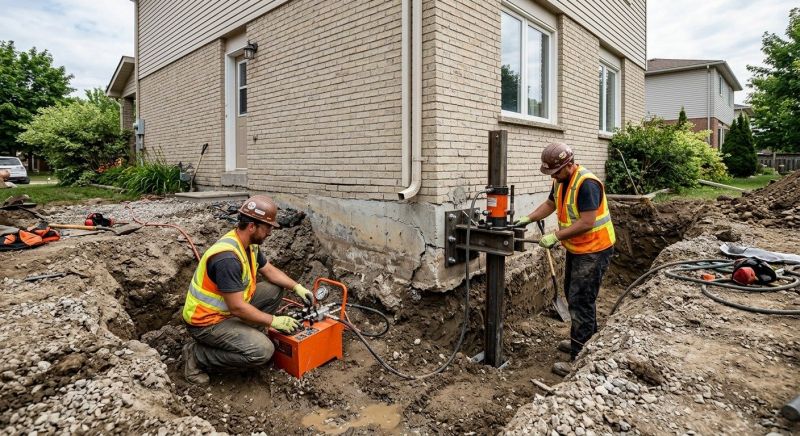 Sinking Foundation Lifting in Hartford, CT