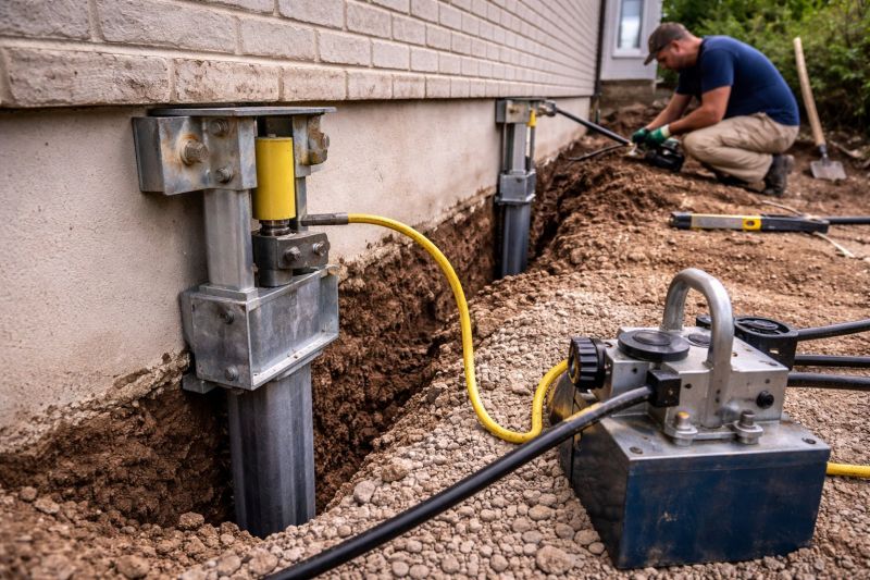 Sinking Foundation Repair in Haddam, CT