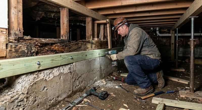 Sinking Foundation Repair in Simsbury, CT