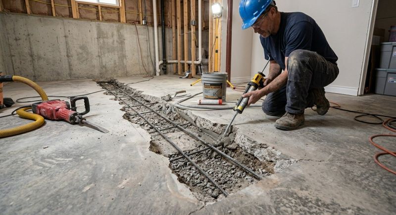 Slab Foundation Repair in Hartford, CT
