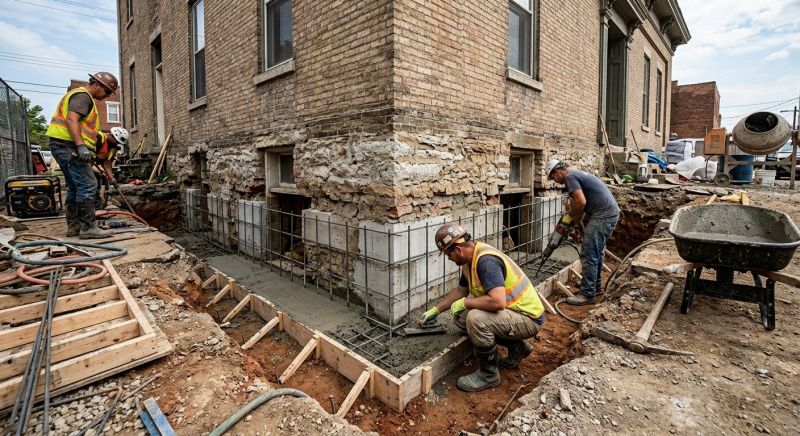 Underpinning Repair in Hartford, CT